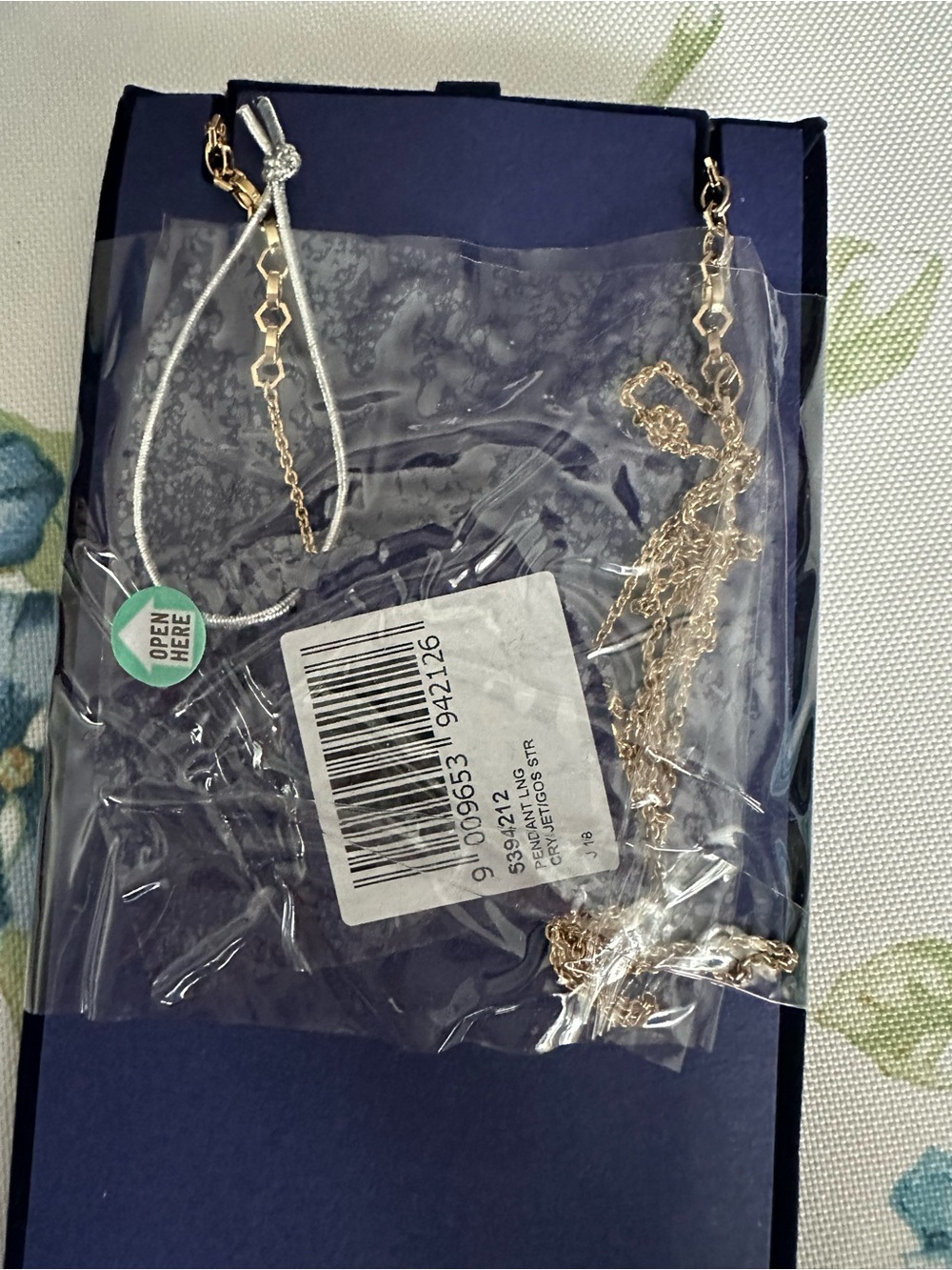 Swarovski Gold Bee Pendant Necklace with Pavé Crystal Wings -NIB - style 5394212 - Picture 4 of 6